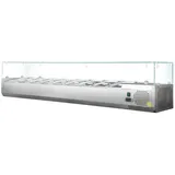 Skyrainbow Kühlaufsatzvitrine GN 1/4, 140 x 34