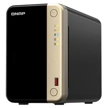 QNAP TS-264 Leergehäuse Schwarz/Gold