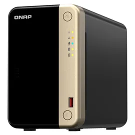 QNAP TS-264 Leergehäuse Schwarz/Gold