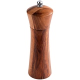 APS 40417 Pfeffermühle aus Akazienholz, Mahlwerk aus Carbonstahl, Ø 5 cm, Höhe 17 cm