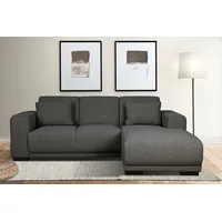 Home Affaire Ecksofa »Bornholm incl. 2 Kissen, Stellmaße 234x162 cm L-Form«, Recamiere wahlweise links oder rechts bestellbar grau