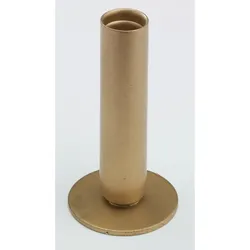 Kerzenleuchter Eisen gold H 12 cm, geeignet für Kerzen Ø  2 - 2,5 cm, Stabkerzen, Leuchterkerzen