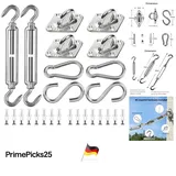ZFYQ Sonnensegel Befestigung Kit, 16 Stück Edelstahl für Markisen