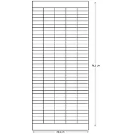 Franken Kartentafel 31,5 x 78 cm grau