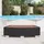 vidaXL Spa-Einstiegsstufe Poly Rattan Schwarz 92×45×25 cm