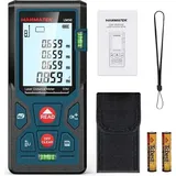 Bunthaus Digitaler Laser-entfernungsmesser, Lm50 50 M Digitaler Laser-entfernungsmesser, Längen-/flächen-/volumen-/pythagoras-theoremmessung Mit Lcd-hintergrundbeleuchtung, Ip54