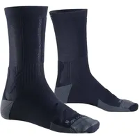 X-Socks Gravel Discover Crew Fahrradsocke Schwarz Unisex Grösse 45-47