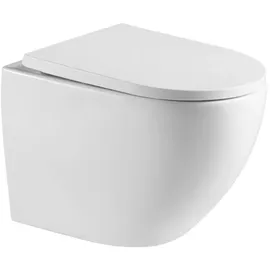 Swiss Aqua Technologies Tornado Quiet Wand-WC mit WC-Sitz Weiß