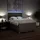 vidaXL Boxspringbett mit Matratze Taupe 140x200 cm Stoff