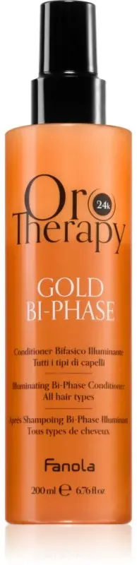 Fanola Oro Therapy Gold Bi-Phase 2-Phasen nicht ausspülbarer Conditioner 200 ml