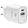 Swissten Edge GaN 1x USB-C PD 45W + 1x USB-A 18W QC Weiß