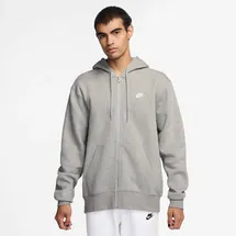 Nike Club Basketball Fleece Kapuzenjacke Herren Grau M