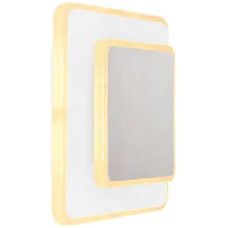 LED-Wandleuchte Many Opal/Nickelfarben max. 12Watt Wandlampe