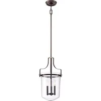 Elsteadlighting Penn Station 3-flammige Pendelleuchte, - Western-Bronze - QZ-PENN-STATION-M-WT