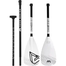 Aqua Marina Paddel 3 teilig Fiberglass schwarz/weiß