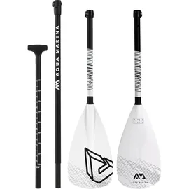 Aqua Marina Paddel 3 teilig Fiberglass schwarz/weiß