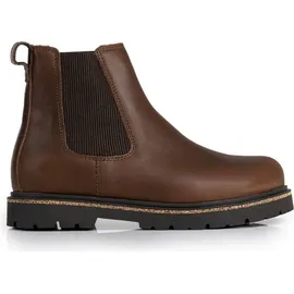 Birkenstock Highwood Slip On Natural Leather chocolate