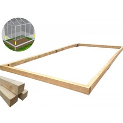 2x6 m Fundament aus Holz