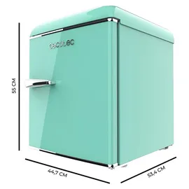Cecotec Bolero CoolMarket TT Origin 45 Mini-Kühlschrank 45 l 55 cm hoch Grün