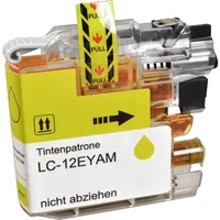Ampertec Kompatible Tinte ersetzt Brother LC-12EY yellow