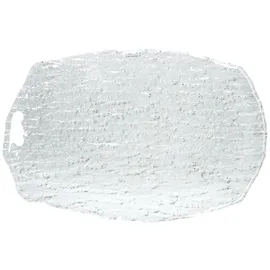 VAN WELL 2er Set St. Tropez Servierplatte Glas rechteckig 34,0 x 23,0 cm - 5410040