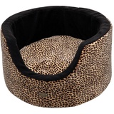 Wouapy 216815R Bucket Prestige für Katzen, Katzenhaus Leopard