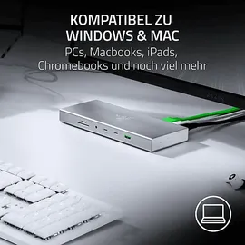 Razer USB 4 Dock 14-Port Dockingstation, Mercury