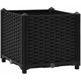 vidaXL Hochbeet 40 x 40 x 14,9 cm Schwarz