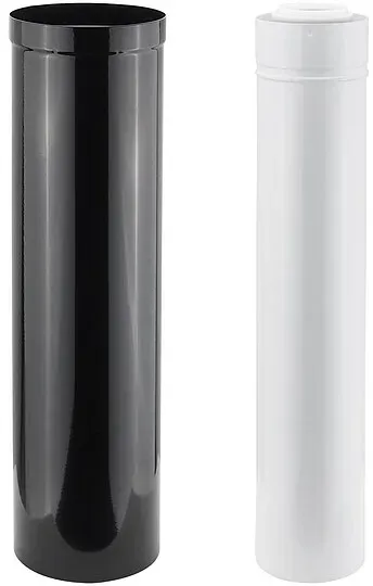 Viessmann Überdach-Verlängerung Ø 60/100 Kunststoff - Farbe schwarz - Länge 1 m