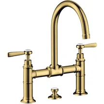 Hansgrohe Montreux Zweigriff Waschtischarmatur Polished Gold Optic