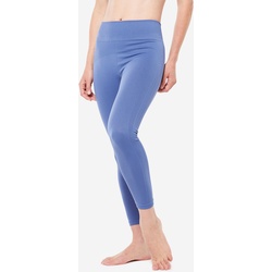 7/8-Leggings Yoga nahtlos - Premium blau, blau, XL