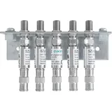 axing/skt Axing QEW 5-06 Erdungswinkel 5-fach für Multischalter SPU 5xx-06 Überspannungs-Schutzgerät Potenzialausgleich Metall