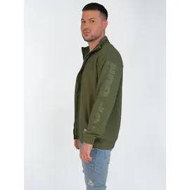 Top Gun Sweatjacke TG22007 in oliv | weiß S