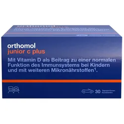 Orthomol junior C plus - mit Vitamin als Beitrag zu einer normalen Funktion des Immunsystems Waldfrucht-Geschmack Kautabletten 30 St 30 St Kautabletten
