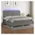 vidaXL Boxspringbett 200 x 200 cm Dunkelgrau