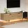 modfu TV-Schrank 180x49x38 cm Schwarz Holzwerkstoff