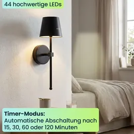 ideoon lights Elegante LED Wandleuchte (180 lm) 4er-Set Schwarz