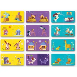 Djeco Puzzle duo/trio Puzzle Duo Gegensätze