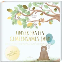 Paperish Verlag Babyalbum - UNSER ERSTES GEMEINSAMES JAHR (blau)