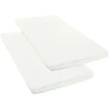 OTTO home Spannbettlaken Mikrofaser 90 x 200 - 140 x 200 - 180 x 200 cm weiß 2 St.