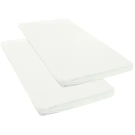 OTTO home Spannbettlaken Mikrofaser 90 x 200 - 140 x 200 - 180 x 200 cm weiß 2 St.