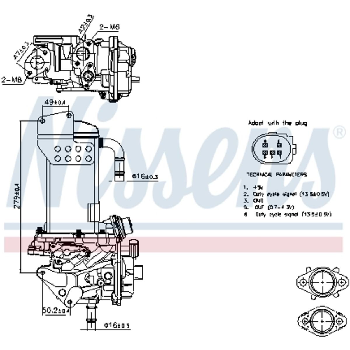 Module EGR NISSENS 98325