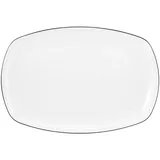 SELTMANN WEIDEN Seltmann Platte Lido 35 x 23,7 cm Porzellan Schwarz