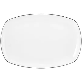 SELTMANN WEIDEN Seltmann Platte Lido 35 x 23,7 cm Porzellan Schwarz