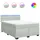 vidaXL Boxspringbett 140 x 200 cm Hellgrau