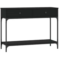 VidaXL Konsolentisch Schwarz 100x34,5x75 cm Holzwerkstoff