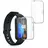 kwmobile 2X Silikon Hülle für Huawei Band 10/9 / 8 Schutzhülle - Fullbody Display Cover Set aus Silikon - Transparent