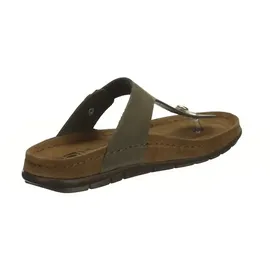 ROHDE Damen Zehentrenner Pantolette Leder Rodigo-D 5860, Größe:38 EU, Farbe:Grün