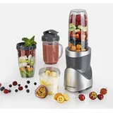 GOURMETmaxx Smoothie Maker Set 12-teilig Mixer 8 Funktionen inkl. To-Go Deckel