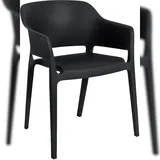 CLP Stapelstuhl Puebla schwarz